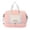 Pink, variant on Yonrjhukm Large Capacity Folding Travel Duffel Bag, Multifunctional Handbag for Women, Lightweight Portable Gym Bag with Shoe Compartment and Wet/Dry Pocket