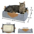 thumbnail image 7 of Kitty City Felt Lounge Sleeper Bed, 7 of 7