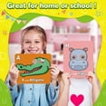 thumbnail image 4 of Cqxid Paper Game Chess Under $10 Alphabet Cards Giant ABC Animal Cards For Toddler 3 5 26 Lowercase And Uppercase Letter Cards Educational Learning Games For Kids Preschool Kindergarten Toys, 4 of 9