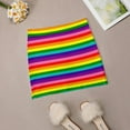 thumbnail image 6 of 2024 Pride Flag Skirt LGBT Colorful Stripes Streetwear Casual A-line Skirts Cute Mini Skirt Graphic Big Size Short Bottoms, 6 of 7