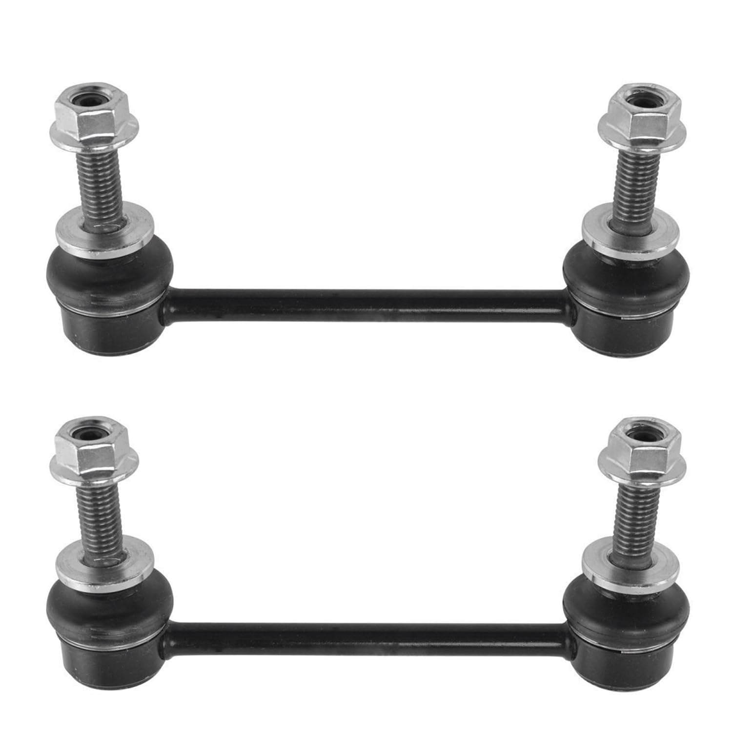 Detroit Axle - AWD 10pc Front End Suspension Kit for 2008-2014 Cadillac CTS, 4 Upper Lower Control Arms Ball Joints 4 Inner Outer Tie Rods 2 Sway Bars 2009 2010 2011 2012 2013