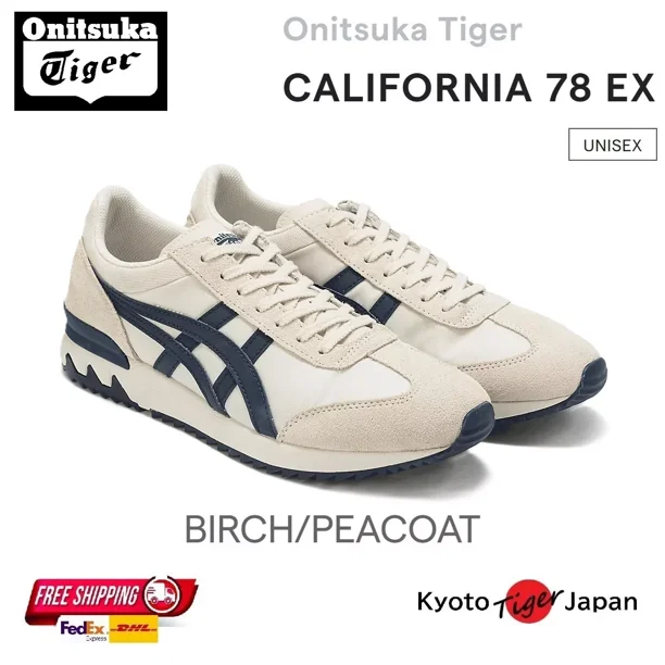 Onitsuka & Tiger CALIFORNIA 78 EX ( BIRCH/PEACOAT )1183B410.200 Unisex Casual S/F