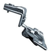 Grass 2-Pack 04498-15 TEC 864 Hinge, Wrap Mount 108 Degree, 1-3/8 Overlay, Screw-on Self Close, Compact Style Face Frame Hinge, Nickel Plated