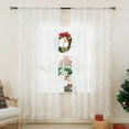 thumbnail image 2 of XmhyTop-A Cortinas de encaje blancas, 2 piezas, 140 x 160 cm, decorativas para el hogar y la cocina., 2 of 5