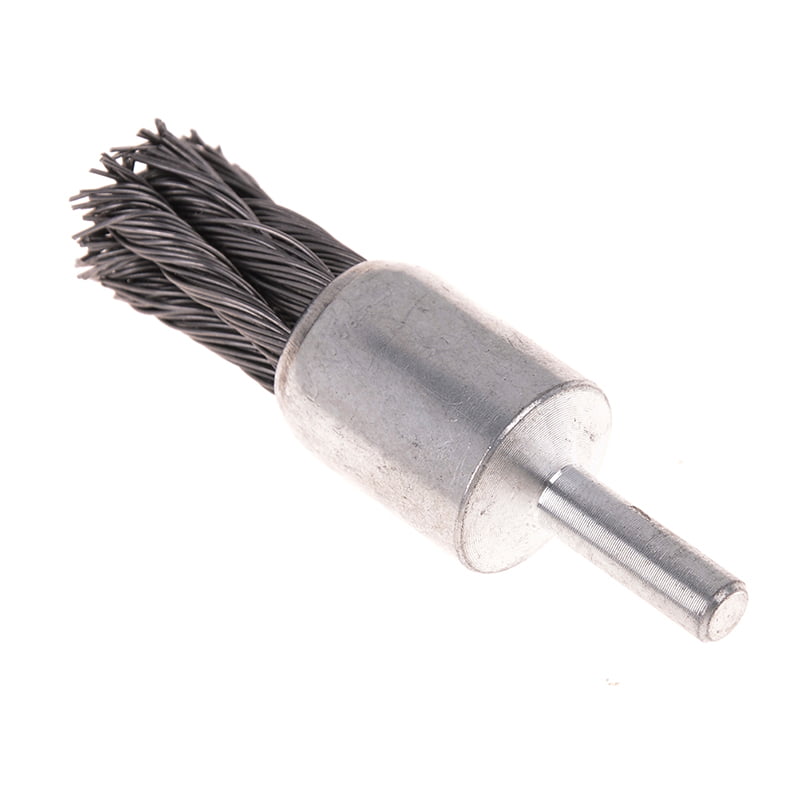 20mm Wire Knot End Brush Stainless Steel with 1/4"Shank For Die Grinder or Dr.TC 
