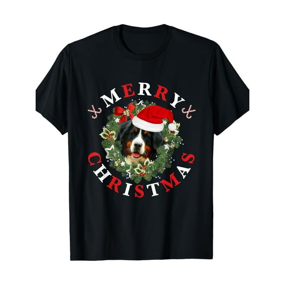 Bernese Mountain Dog - Bernese Mountain Dog - Christmas T-Shirt-220g