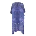 thumbnail image 2 of HELLHERO Butterfly and Floral Pattern Beach Cover Ups for Women Polyester Loose Free Size Long Kimono Swimsuit Cover Up for Womens, 2 of 6