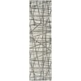 thumbnail image 2 of Nourison Desire Abstract Grey Silver 2'3" x 7'6" Area Rug (2x8), 2 of 8