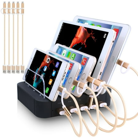 Charging Station 5 Port Usb Charger Quick Charge Dock Cell Charging Station 5 Port Usb Charger Quick Charge Dock Cell Phone Multi