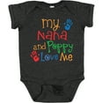 thumbnail image 3 of Inktastic Nana and Poppy Love Me Boys or Girls Baby Bodysuit, 3 of 5