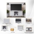 thumbnail image 6 of Castle Place Glam 47" TV Stand Console for TVs up to 55", Light Gray, 6 of 9