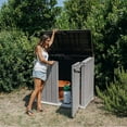 thumbnail image 2 of Toomax Stora Way All Weather XL 7' x 3.5' Storage Shed Cabinet, Taupe, 2 of 8