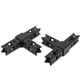 thumbnail image 2 of Conector de viga de 3 vías BuyWeek 2 piezas de metal en forma de T acabado de lujo, 2 of 8