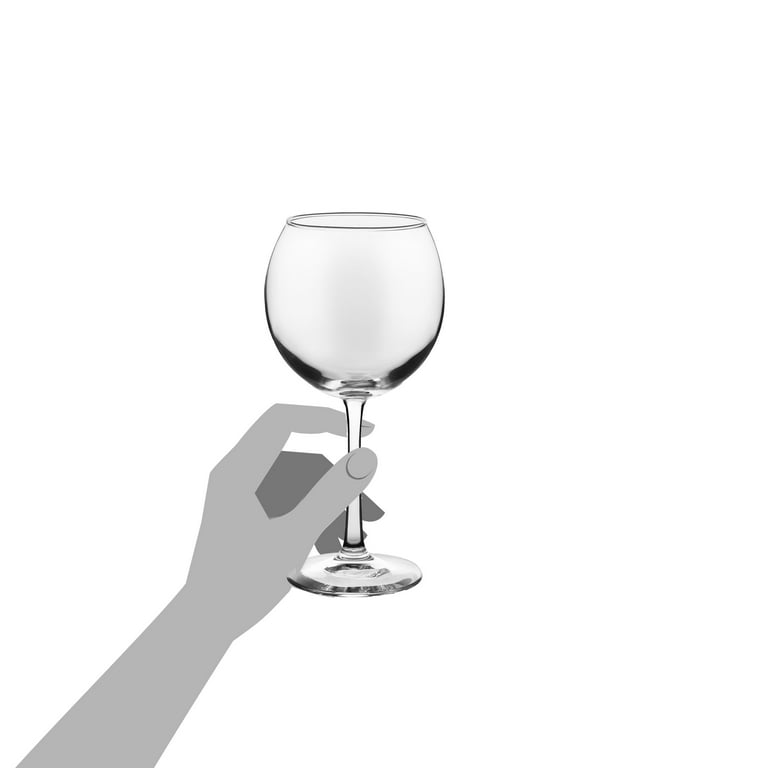 Red Vanilla Sandra Red Wine Glass 18.5 oz Set of 6 - Clear