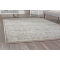 thumbnail image 4 of Rugs America Lennox LX20A Vanilla Oriental Transitional Cream Area Rug, 8'x10', 4 of 6