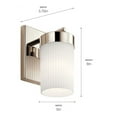 thumbnail image 2 of Kichler Lighting - Wall Bracket - Ciona - 1 Light Wall Sconce In Art Deco, 2 of 7