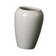 thumbnail image 2 of Maceta de cerámica pequeña para plantas, estilo vintage, artesanal, de 10 cm de altura, para decoración de escritorio. Blanco, 2 of 8