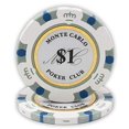 thumbnail image 1 of Fichas de Poker DA VINCI Monte Carlo Poker Club 14g x50, 1 of 2