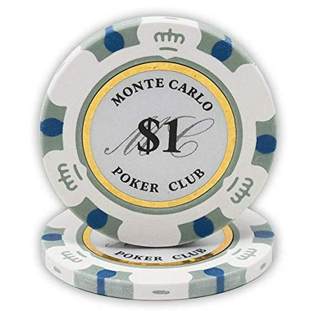 Fichas de Poker DA VINCI Monte Carlo Poker Club 14g x50