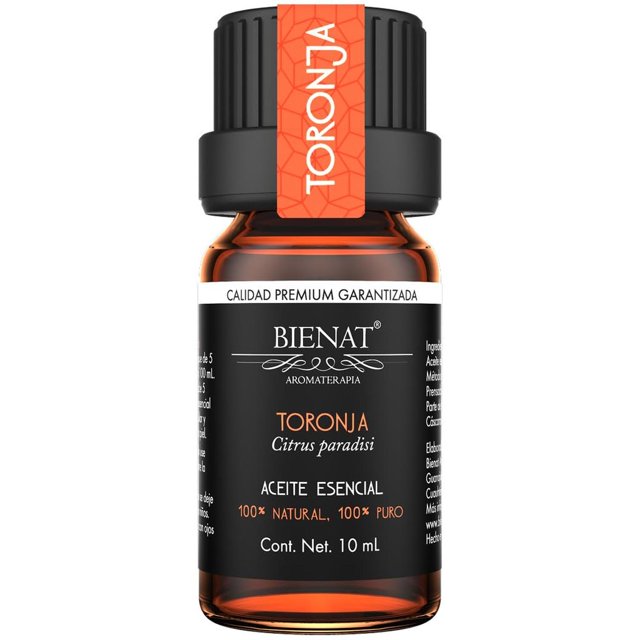 Aceite Esencial BIENAT Toronja 100% Puro y Concentrado para Aromaterapia