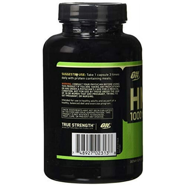 Optimum Nutrition HMB 1000mg Supplement, 90 Capsules for