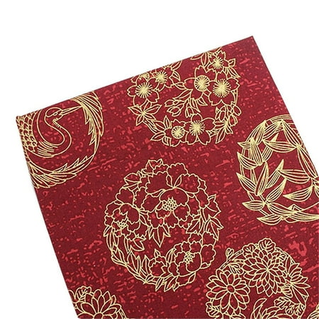 

Japanese Cranes Flower Cotton Fabric for Kimonos Tablecloth Craft Sewing Home Decor