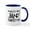 White/Navy Inside, variant on CafePress - Worlds Best Band Director Mug - 11 oz Ceramic Mug - Novelty Coffee Tea Cup