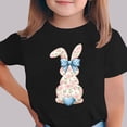 thumbnail image 4 of Wo-Fusoul T-Shirt de Pâques pour Enfants, Haut Décontracté à Manches Courtes et Col Rond, Tee-Shirt Graphique Imprimé pour Garçons et Filles de 3 à 15 Ans, Chemise Polyvalente pour le Printemps et les Fêtes, 4 of 5