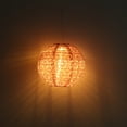 thumbnail image 3 of Linterna Solar Redonda LED 10 Pulgadas Impermeable (flor B) Rojo, 3 of 9