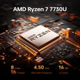 thumbnail image 6 of HP Pavilion Laptop, 15.6" FHD Touchscreen, AMD Ryzen 7 7730U, 32GB RAM, 1TB SSD, Windows 11 Pro, Silver, 6 of 8