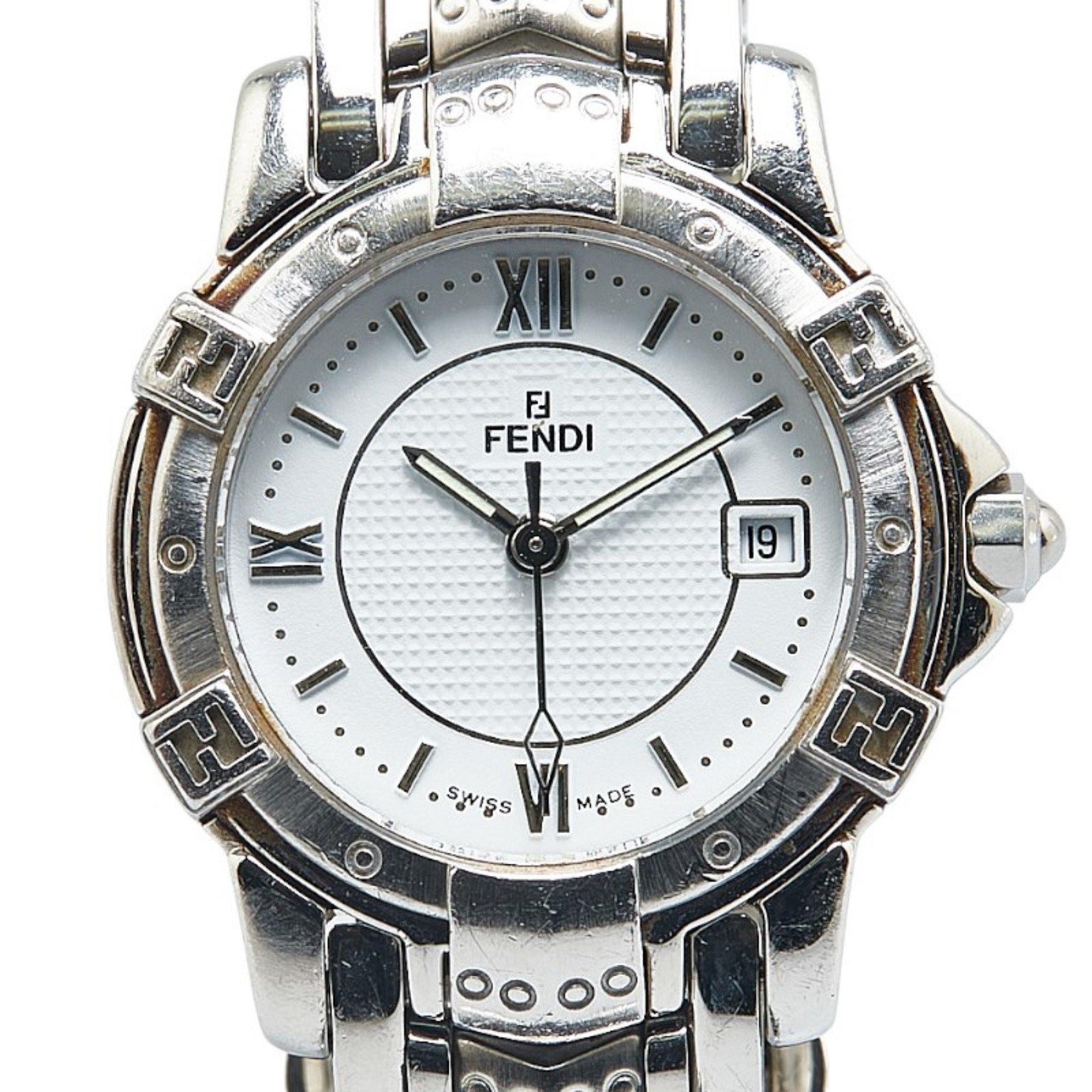 Pre-Owned Fendi Horology Watch 3500L Quartz White Dial  display picture 3