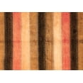 thumbnail image 1 of Ahgly Company Indoor Rectangle Abstract Orange Modern Area Rugs, 5' x 8', 1 of 4