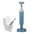 thumbnail image 4 of Sylvtty High Pressure Silicone Toilet Plunger Pump Anti-Clogging Drain Cleaners Powerful Suction Cup Telescopic Handle Toilet Clog Remover, 4 of 6