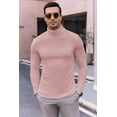 thumbnail image 5 of Ekouaer Men's Turtleneck Long Sleeve Turtle Neck Shirts Basic Lightweight Undershirt Thermal Pullover Sweater, 5 of 7