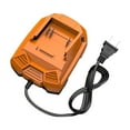 thumbnail image 1 of Cargador de 21 V para herramientas eléctricas, accesorio, estación, adaptador de carga para herramientas eléctricas portátiles, compacto, de alto Naranja, 1 of 10