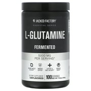 Jacked Factory Essential Series, L-Glutamine, Fermented, Unflavored, 17.64 oz (500 g)