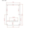 thumbnail image 2 of 6 Holes 3 Plys Tremolo Cavity Cover Back Plate for Strat SQ Electric Guitar, 2 of 5