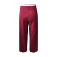 thumbnail image 4 of WILLBEST Pantalones Casuales de Mujer, elegantes Pantalones de Traje Rectos y Drapeados para Uso Diario, Diseño de Cintura Alta para Primavera y Verano. Extra Grande, 4 of 4