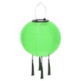 thumbnail image 1 of Linterna solar LED de 12 pulgadas, impermeable, para colgar al aire libre, luz de globo (verde) Tmvgtek Iluminación del hogar multifuncional, 1 of 9