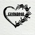 thumbnail image 5 of Handmadetneonsign Custom Grandma Heart Grandchildren Metal Sign Wall Art LED Light - Mother's Gifts, 5 of 5