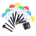 thumbnail image 3 of Mini cadena de luces solares con forma de hongo, 8 LED, luces coloridas, impermeables, para jardín al aire libre, decoración para patio y césped., 3 of 14
