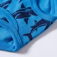thumbnail image 4 of HWJAD 2-10 Years Little Boys Shark Briefs Toddler Kids Underwear Soft Cotton Dinosaur Undies (Pack of 3), 4 of 6