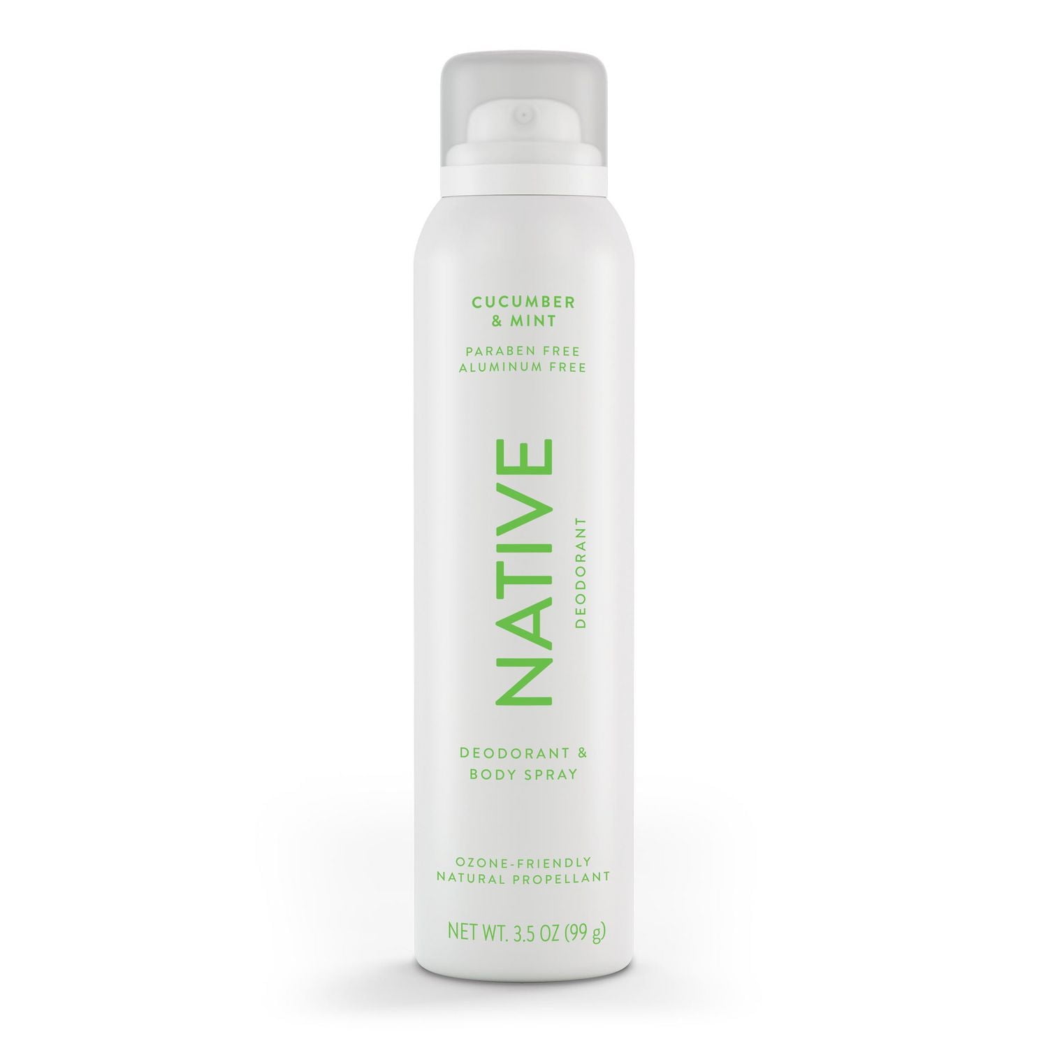 Native Aerosol-Free Spray Deodorant, Cucumber & Mint, 99g
