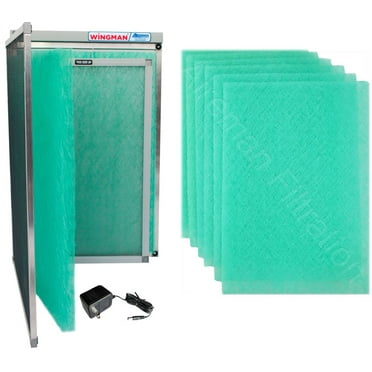 20x22x1 Electronic Air Filter Including Year Supply of Replacement Pads - Homeowner Installed- Simply Replace Your Current AC Furnace Air Filter and PLUG IT IN!