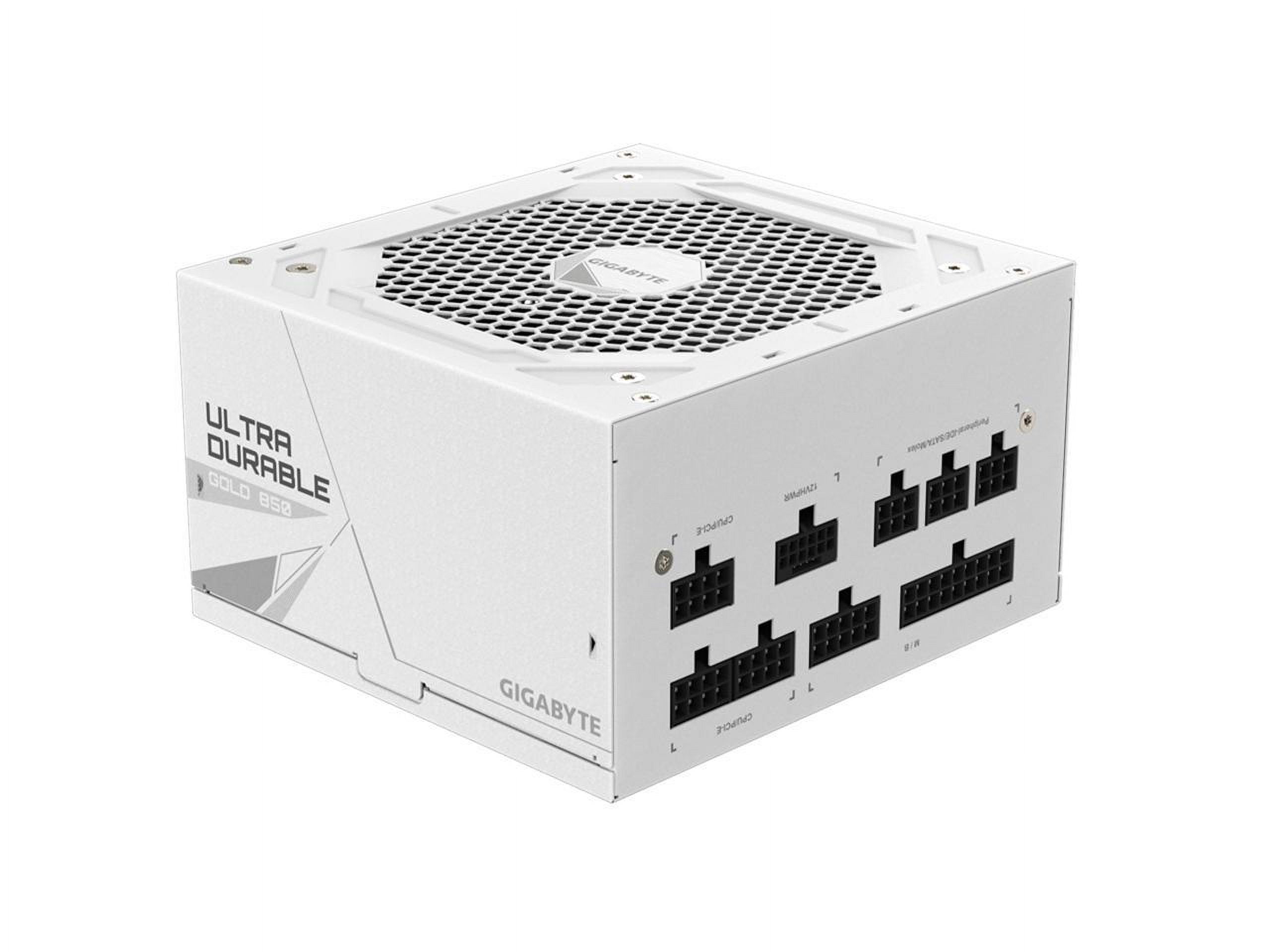 GIGABYTE GP-UD850GM PG5W PCIE 5 ATX 3.0 Fully Modular Gaming Power Supply - 80 Plus Gold Certified 850W - Japanese Capacitors - ATX PSU