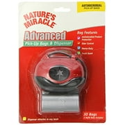 Angle View: Nature's Miracle Oval Dispenser & Pickup Bags, Red