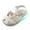 Beige, variant on Gyujnb Girls Sandals Summer Baby Shoes Soft Sole LED Shoes Children Walking Shoes,18-24 Months