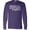 Purple, variant on Inktastic Nebraska Word Salad- state outline Long Sleeve T-Shirt