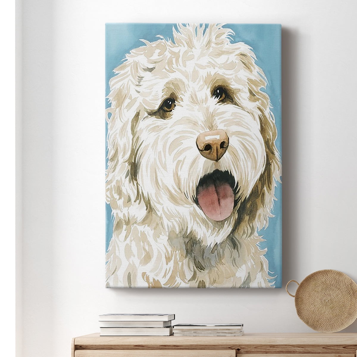 Labradoodle II Premium Gallery Wrapped Canvas - Ready to Hang