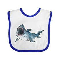 Inktastic Great White Shark Boys or Girls Baby Bib